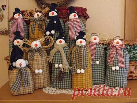 My toys: Snowman. Patterns.Снеговик. Выкройки.