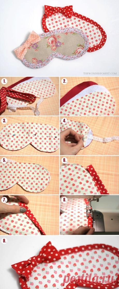Easy Eye Mask Tutorial that anyone can make! (with pattern)