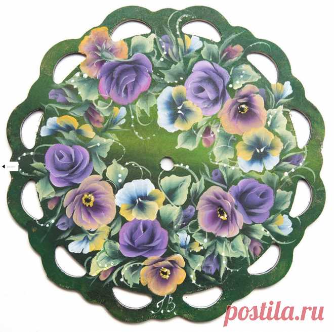 Рисунки плоской кистью от Юлии Белей