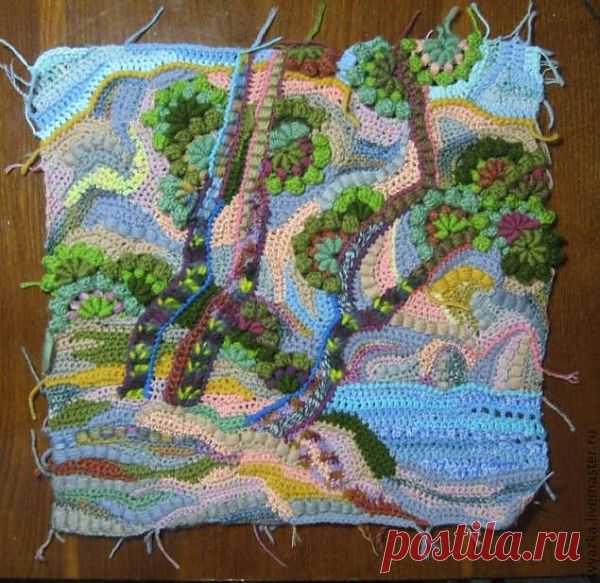 Как я создаю вязаные картины! - Ярмарка Мастеров - ручная работа, handmade