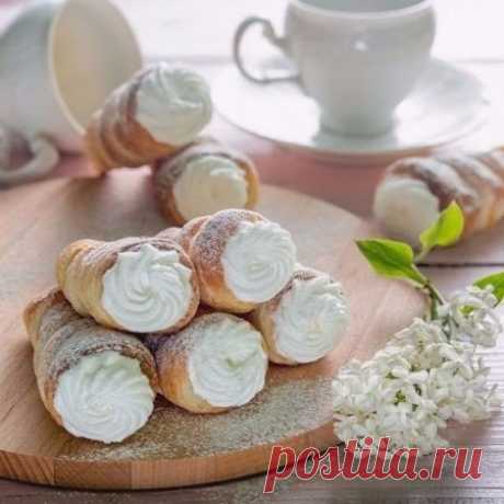 Cлоеные трубочки с белковым кремом от TESCOMA ® – рецепты в интернет-магазин посуды из Чехии