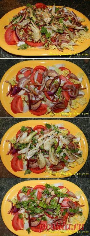 Салат из фенхеля - пошаговый рецепт с подробным фотоКулинарные рецепты