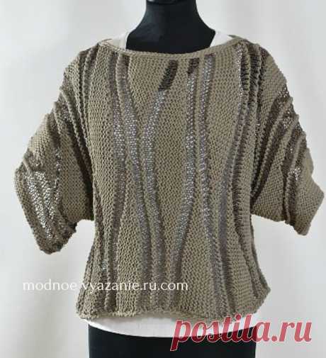 Изделия поворотными рядами в технике swing-knitting - Klubok - Modnoe Vyazanie.ru.com