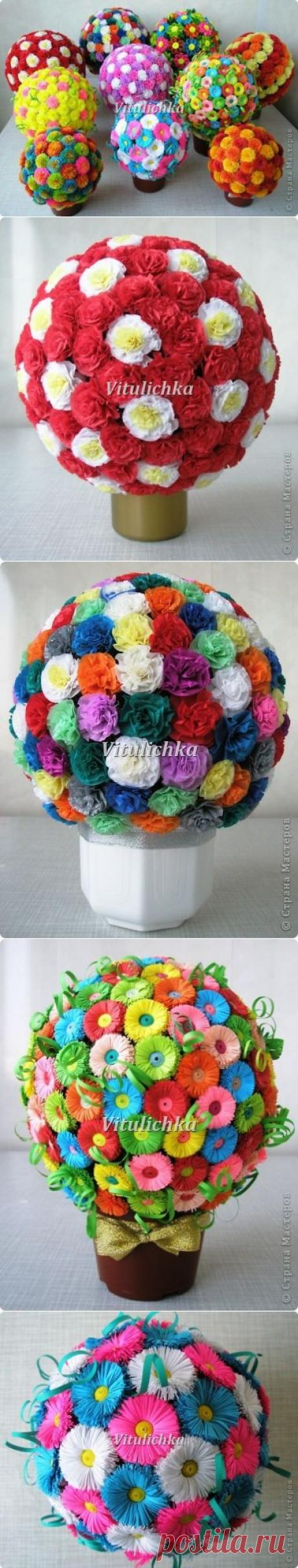 Цветочные шары - -