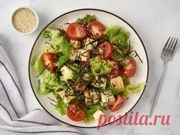 Салат с тофу – пошаговый рецепт приготовления с фото