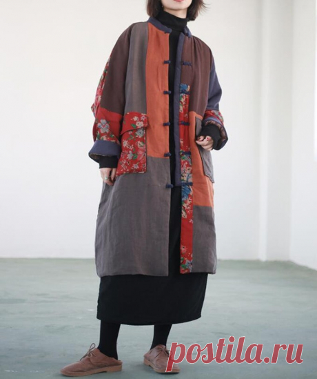 Women Winter oversized coat Women robe midi padded coat | Etsy