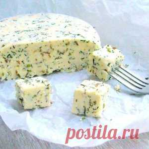 ДОМАШНИЙ СЫР С ЗЕЛЕНЬЮ И ТМИНОМ - МирТесен