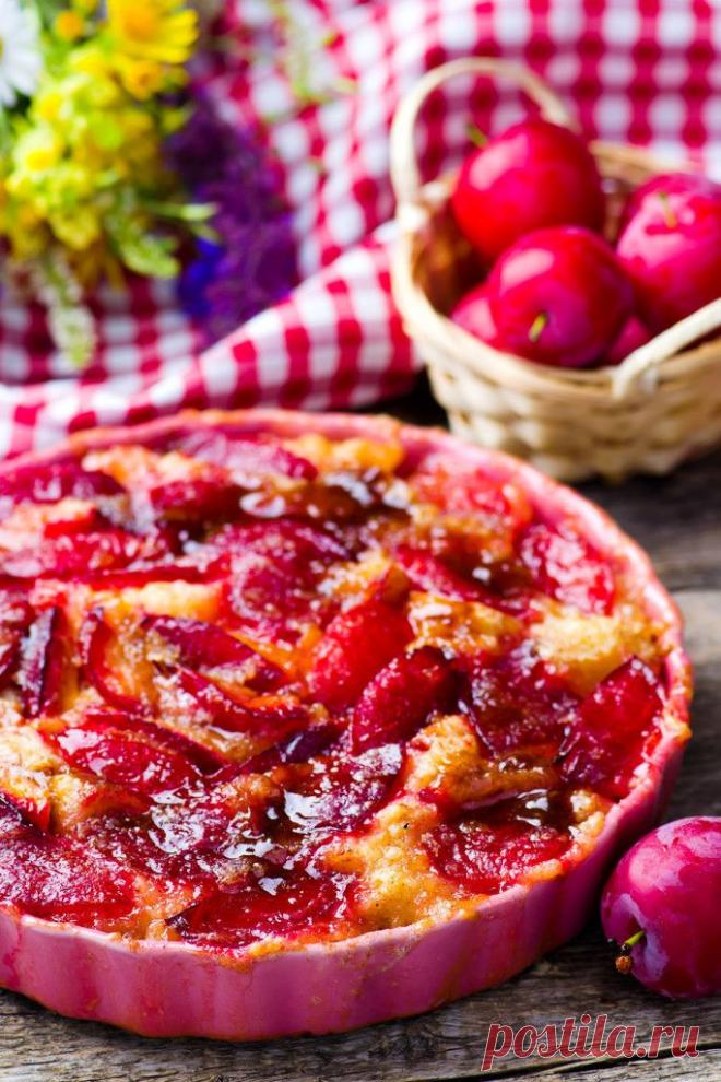 Сливовый пирог.