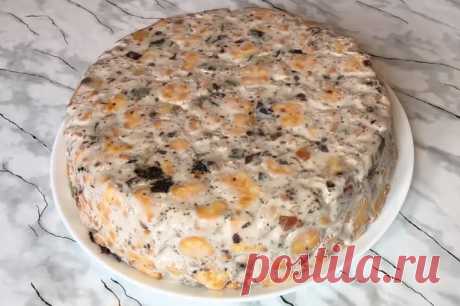 Простейший торт без выпечки: вкусный и очень красивый