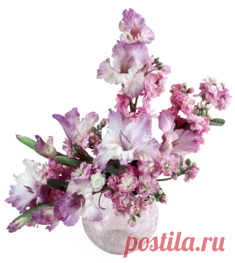 клипарт *букеты цветов в вазах* PNG часть 3