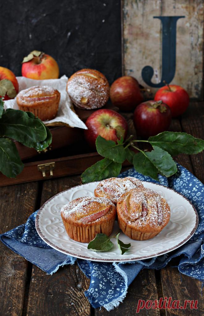 Яблочно медовые маффин