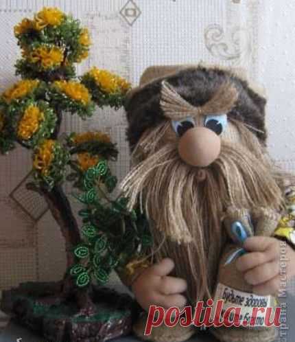 Домовёнок из мешковины