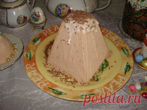 Шоколадная пасха с изюмом | Чудо Печка