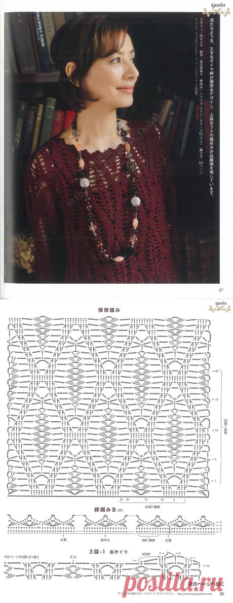 【转载】Pullover crochet LKS NV80286 - 水滴的日志 - 网易博客