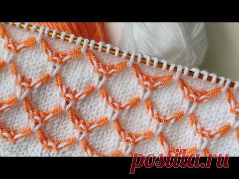 Çok güzel iki şiş yelek hırka bebek battaniyesi örgü modeli✅