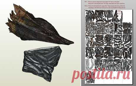 Bloodborne Papercraft-Носимая Шляпа Охотника &nbsp; www.mediafire.com/file/yg7pko7&hellip; обычно предназначен для создания рисунка косплея, для ткани (для лицевого покрытия) и застывшей кожи, но часть шляпы этого набора может сделать j...
