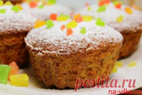 Маффины с бананом и цукатами - рецепт с фото