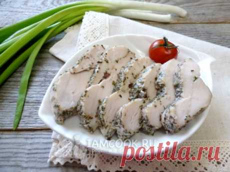 Куриная грудка по технологии «су-вид» в мультиварке