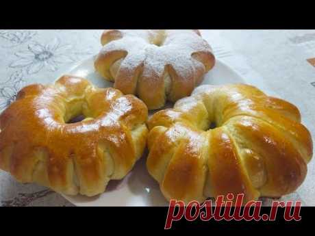 Воздушные Булочки со сгущенкой. Мягкие,как Пух. - YouTube