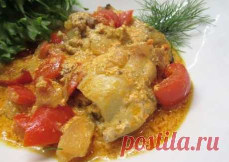 Курица в соусе карри: рецепт нежного мяса с овощами в остром соусе