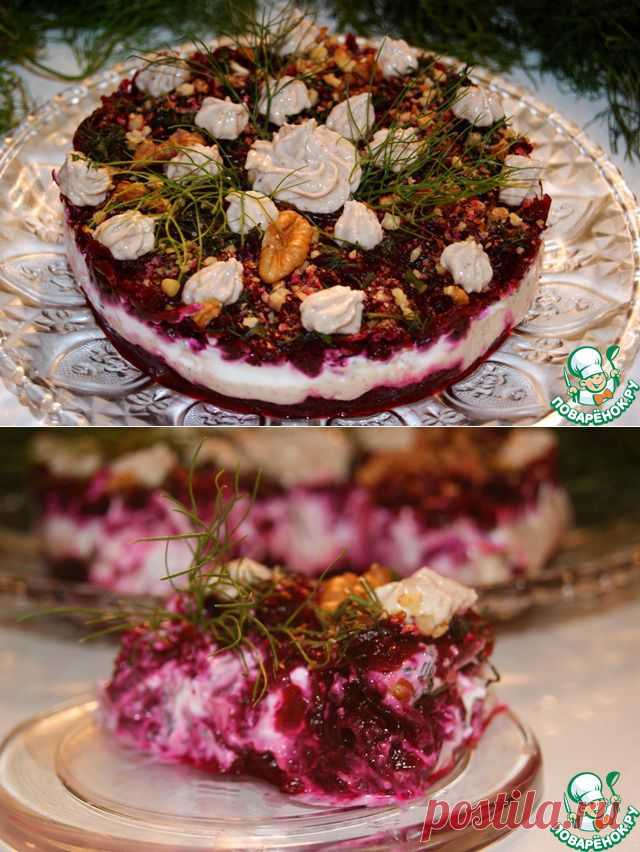 Закусочный торт "Свеколка"
