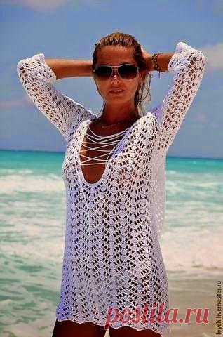 Вязание крючком Шаблоны для Попробуйте: Бесплатный шаблон для вязания Потрясающие летней Туника - известной дизайн расшифрованы