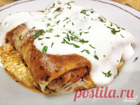 50 рецептов фаршированных блинчиков с начинкой - быстро и просто.