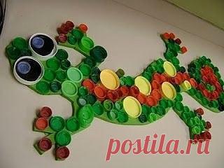 Поделки из крышечек от бутылок - 10 идей для яркого творчества