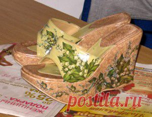 Декупаж. Реставрируем обувь