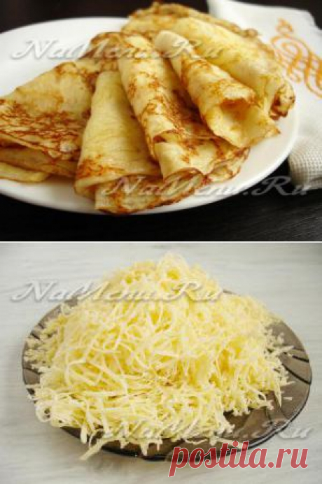 Тонкие сырные блинчики, приготовление блинов с сыром