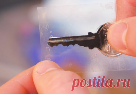 Лайфхак: Как сделать копию ключа своими руками за 5 минут? | ЛАЙФХАКИ | Яндекс Дзен