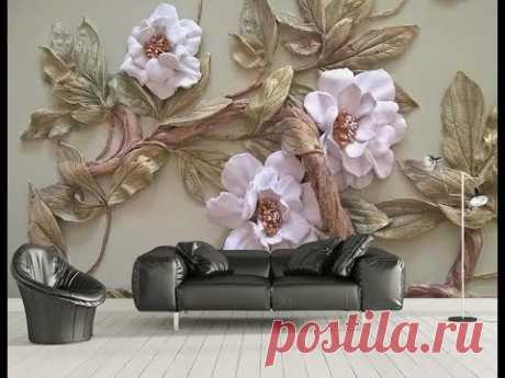 5D Mural Wallpaper for bedroom, living room &amp; TV cabinet