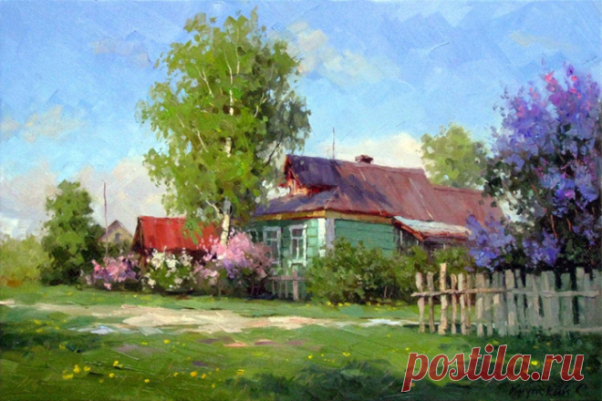 Российский художник Сергей Крупский