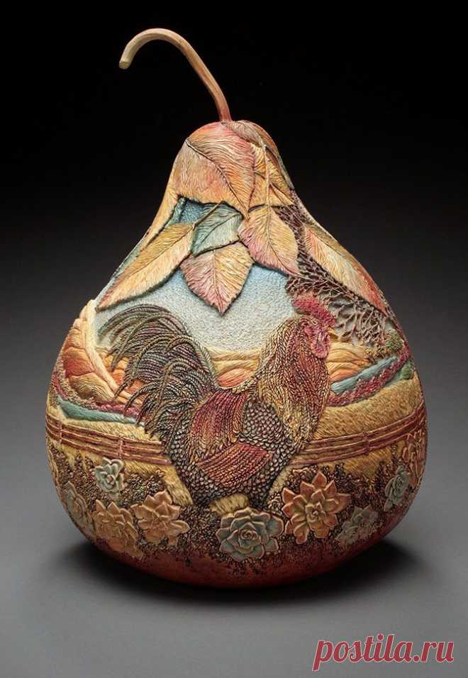 Невероятная тыквенная резьба Мэрилин Сандерленд | Хвастунишка