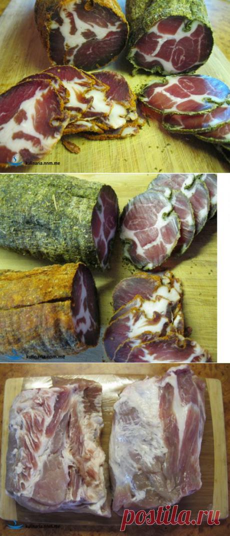 ОЧЕНЬ ВКУСНАЯ ВЯЛЕНАЯ СВИНАЯ ШЕЙКА