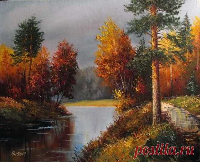 Величавый лес стоял...Белорусский  Янулевич Геннадий Альбинович