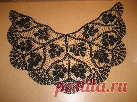 Вязание крючком и спицами/Crochet and knitting: Накидка крючком