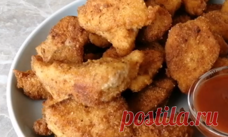 Научила всех подруг готовить куриные Наггетсы! Вкуснее чем в KEC, с хрустящей корочкой и сочные внутри