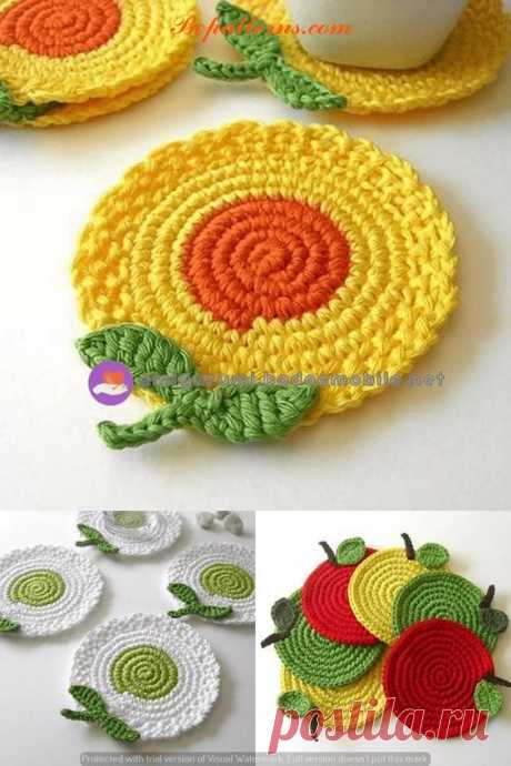 Crafty Crochet Cup Coaster Tutorial