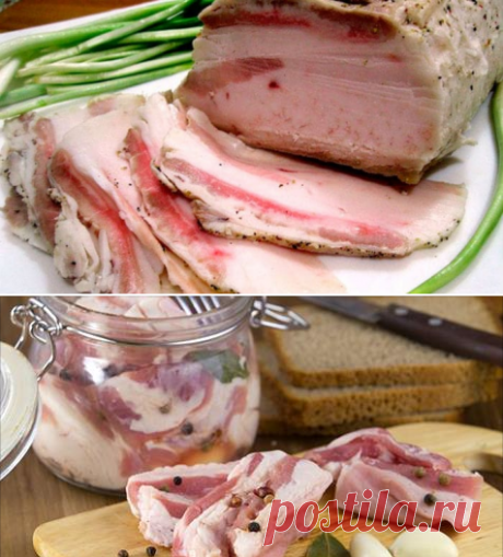 Засолка сала в горячем рассоле