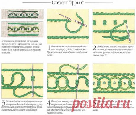 ВЫШИВКА. ВСЕ ВИДЫ ШВОВ
