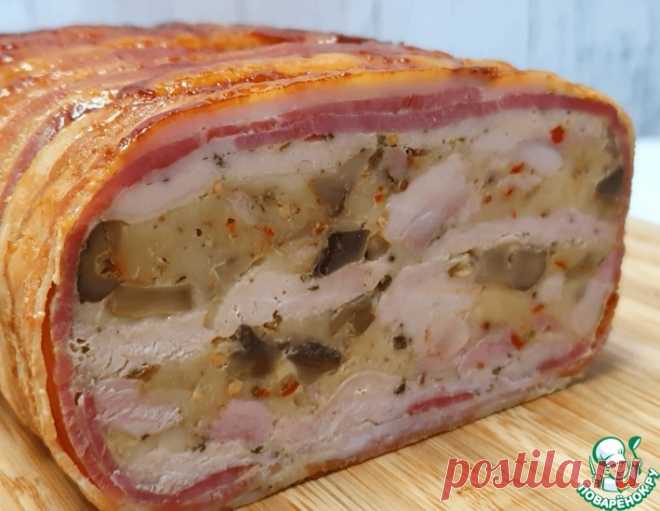 Мясной хлеб с грибами – кулинарный рецепт
