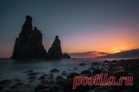Рассвет на побережье Мадейры, Португалия. Автор фото – Игорь Виноградов: nat-geo.ru/community/user/166793