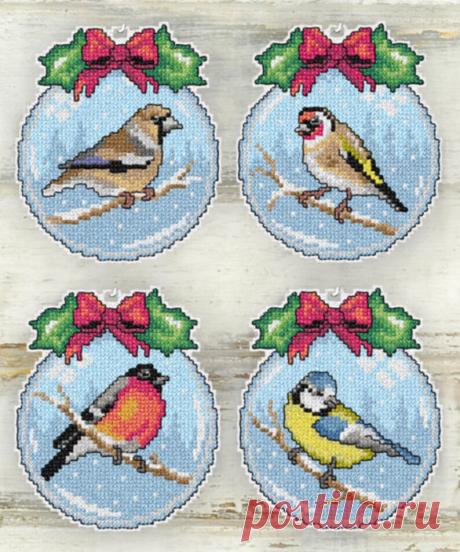 Christmas Tree DIY Balls: punto de cruz contado en el lienzo - Etsy UK