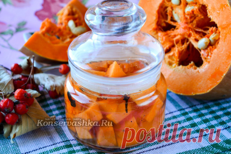 Маринованная тыква на зиму как ананас
