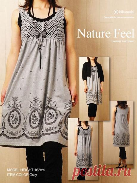 Сарафаны ткань+вязание