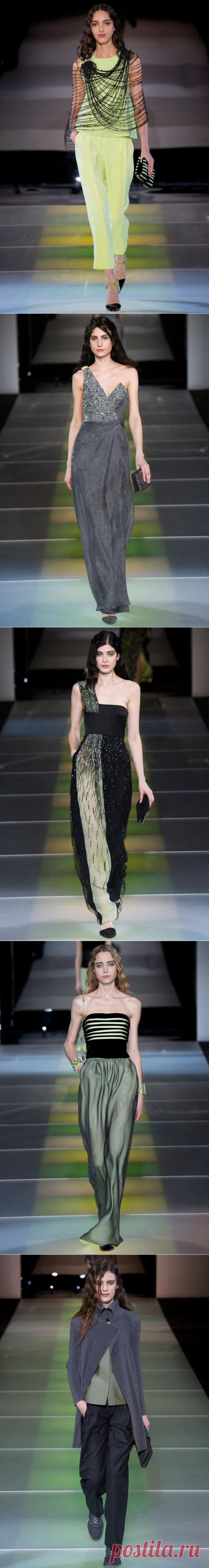 Giorgio Armani Collections Fall Winter 2014-15.