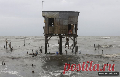 Тайфун Несат на Филиппинах (29 фото) | Релаксик