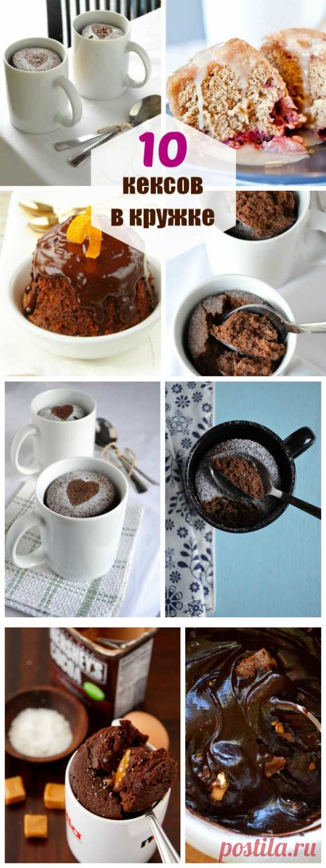 в микроволновке за 2 минуты: 10 лёгких рецептов кексов в кружке | Мамам, женщинам, бабушкам и очень любознательным.