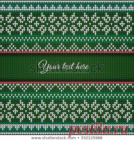 Fair Pattern Sweater Design On Wool Vector de stock (libre de regalías)332125988; Shutterstock